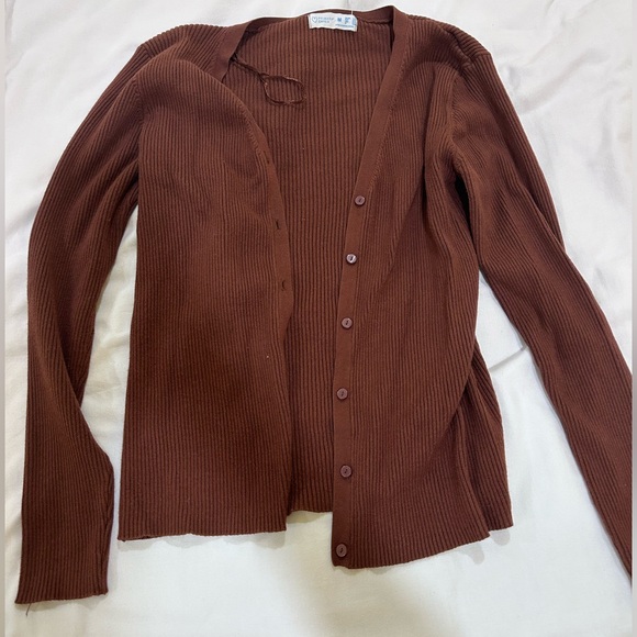 Ribbed Knit Cardigan - Picture 1 of 2